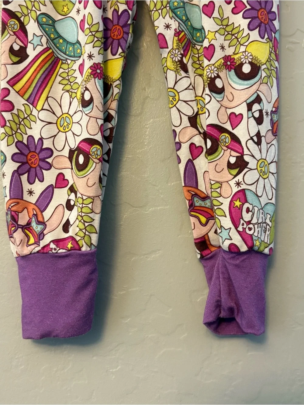 Three Babes Boutique 3BB bamboo powerpuff print two piece pajama set 2t
